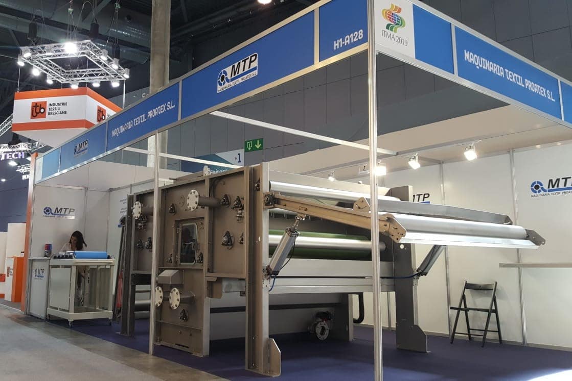 MAQUINARIA TEXTIL PROATEX S.L. PRESENTES EN LAS FERIAS Y EN EL MUNDO