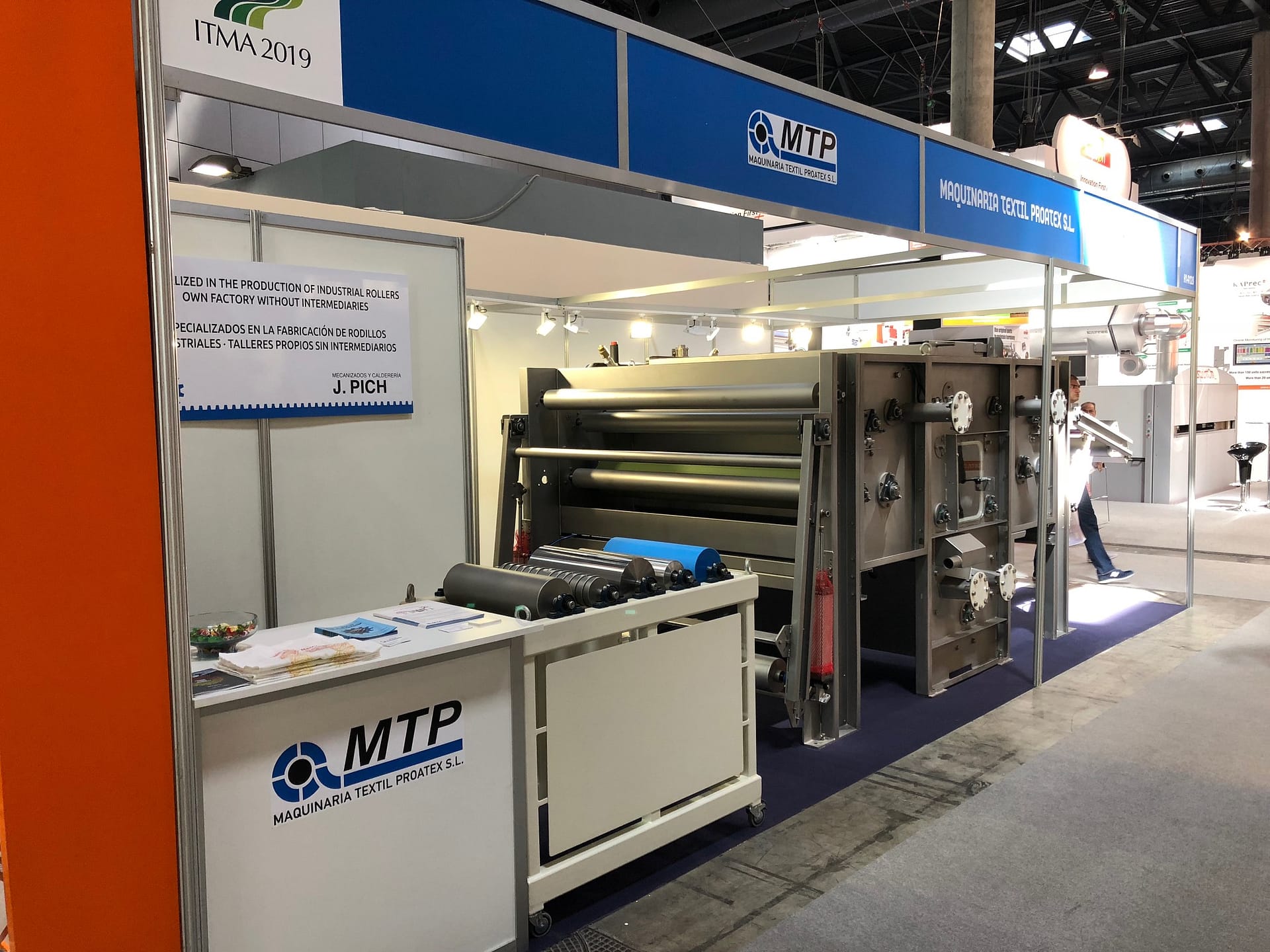 MAQUINARIA TEXTIL PROATEX S.L. PRESENTES EN LAS FERIAS Y EN EL MUNDO